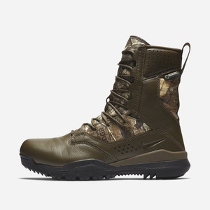 Chaussure De Securite Nike SFB Field 2 8” Realtree? GORE-TEX Vert Kaki 5247-938 Dark Hazel/Black Homme | DOT-60220976